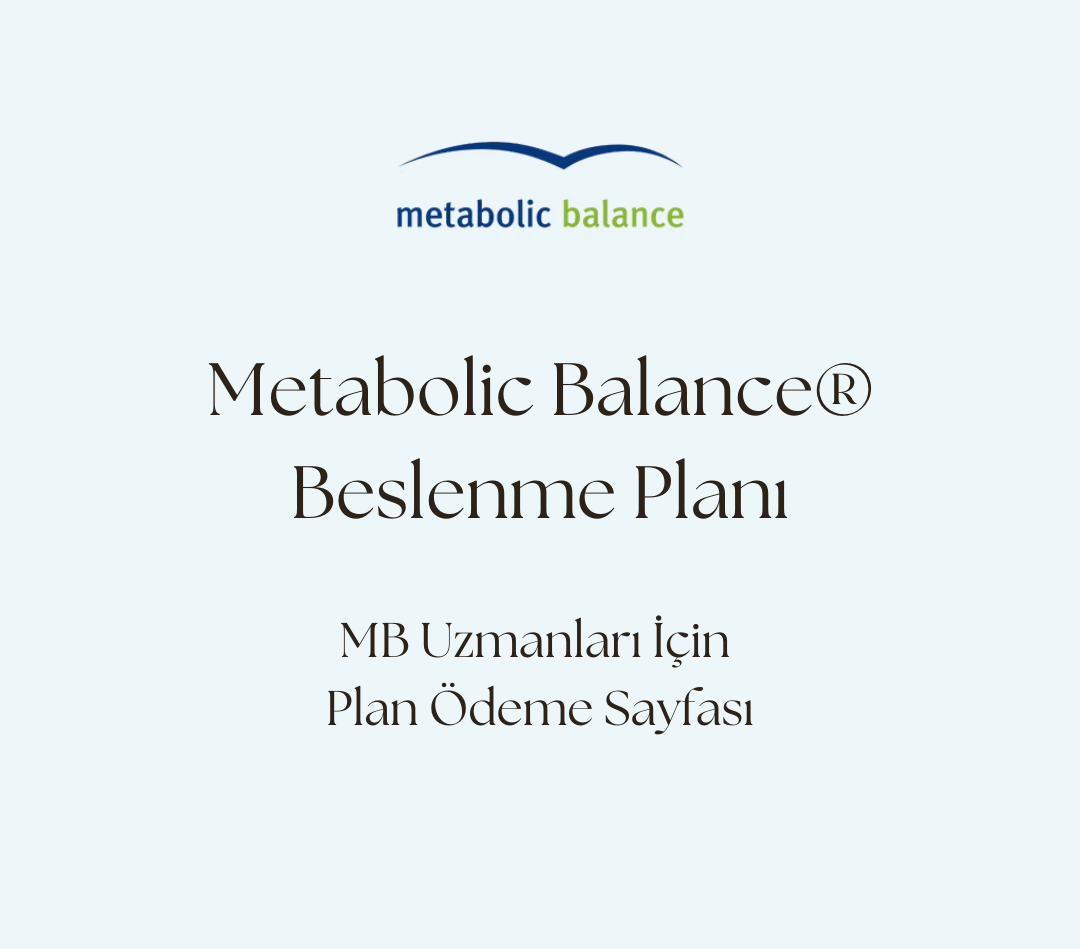Metabolic Balance® Beslenme Planı