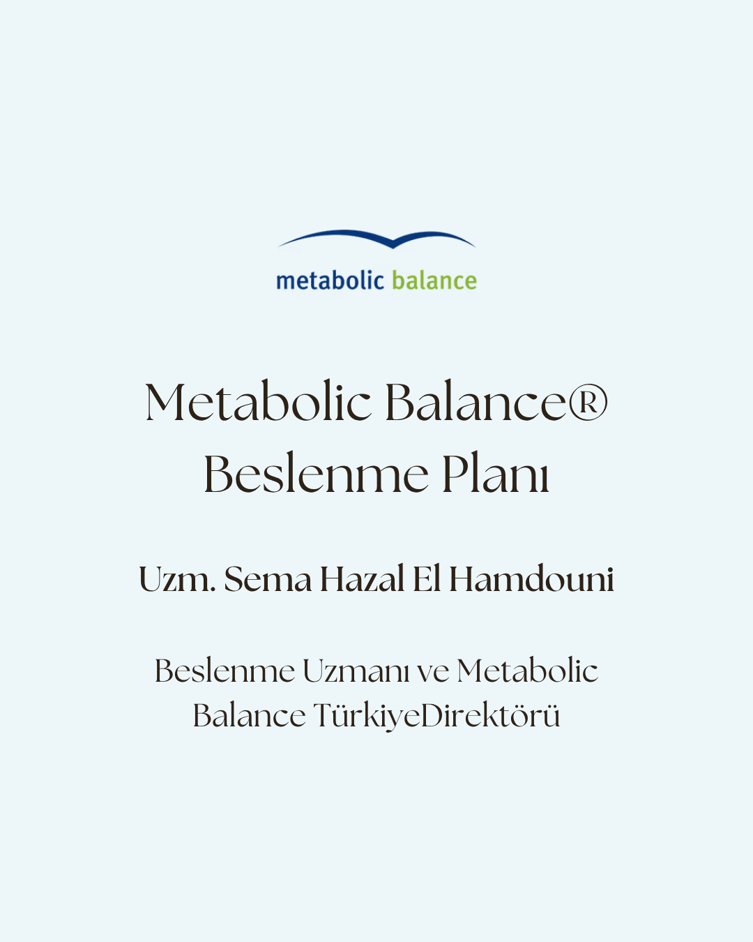 Metabolic Balance® Beslenme Planı Paketi
